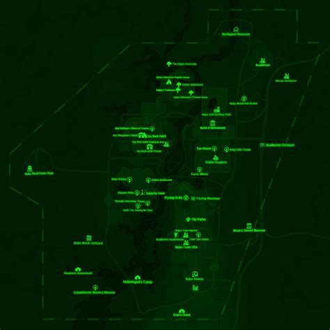 nuka world locations|nuka world visitor center map.